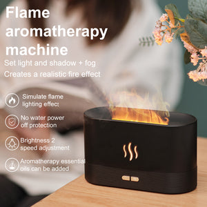 Aroma Air Humidifier With Flame Lamp