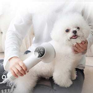 PETS HANDHELD BLOW HAIR DRYER COMB